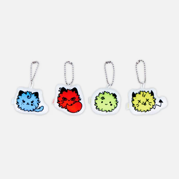 aespa - Random Cushion Keyring [2025 aespa Week 'Rich Man' POP-UP Official MD]