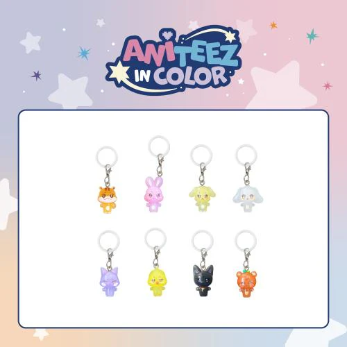 [PRE-ORDER] ATEEZ - Clear Mascot Charm (Random) [ANITEEZ IN COLOR Official MD]