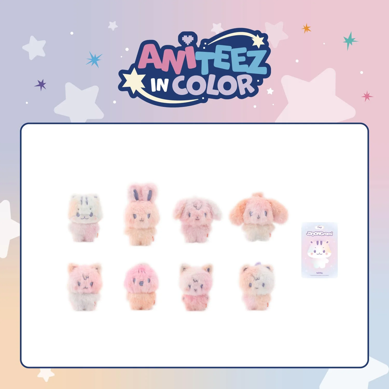 [PRE-ORDER] ATEEZ - Color Mix Tiny ANITEEZ Doll [ANITEEZ IN COLOR Official MD]