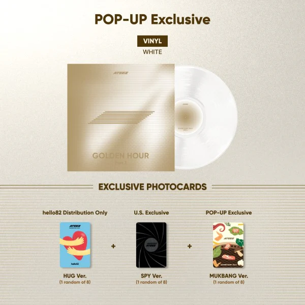 ATEEZ - GOLDEN HOUR : Part.1 [10th Mini Album - Vinyl POP-UP Ver.] - Image 2