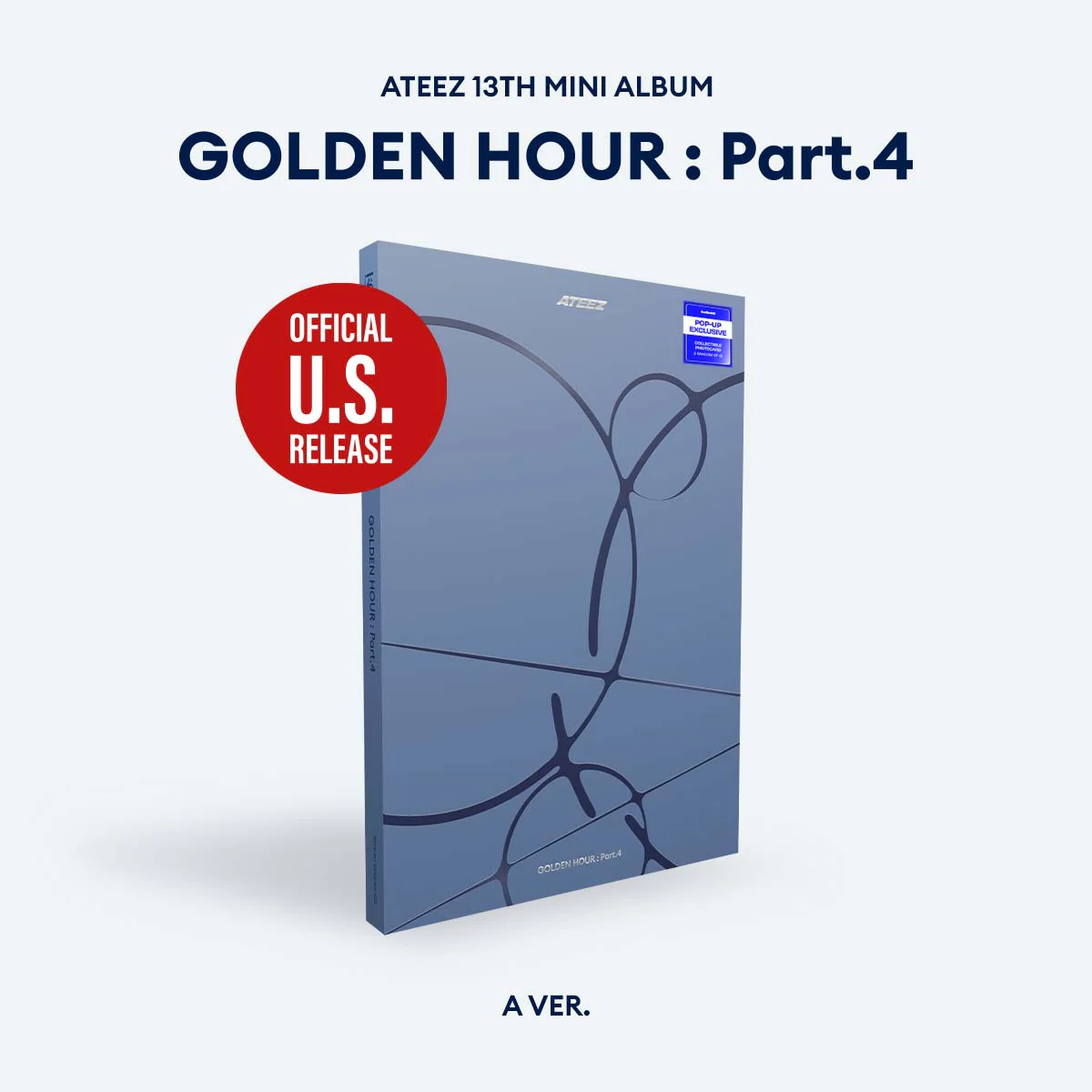ATEEZ - GOLDEN HOUR : Part.4 [13th Mini Album - POP-UP Exclusive Ver.] - Image 2