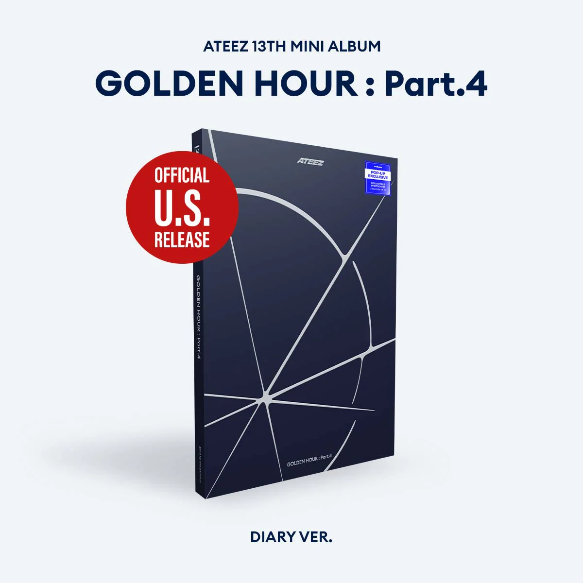 ATEEZ - GOLDEN HOUR : Part.4 [13th Mini Album - POP-UP Exclusive Ver.] - Image 3