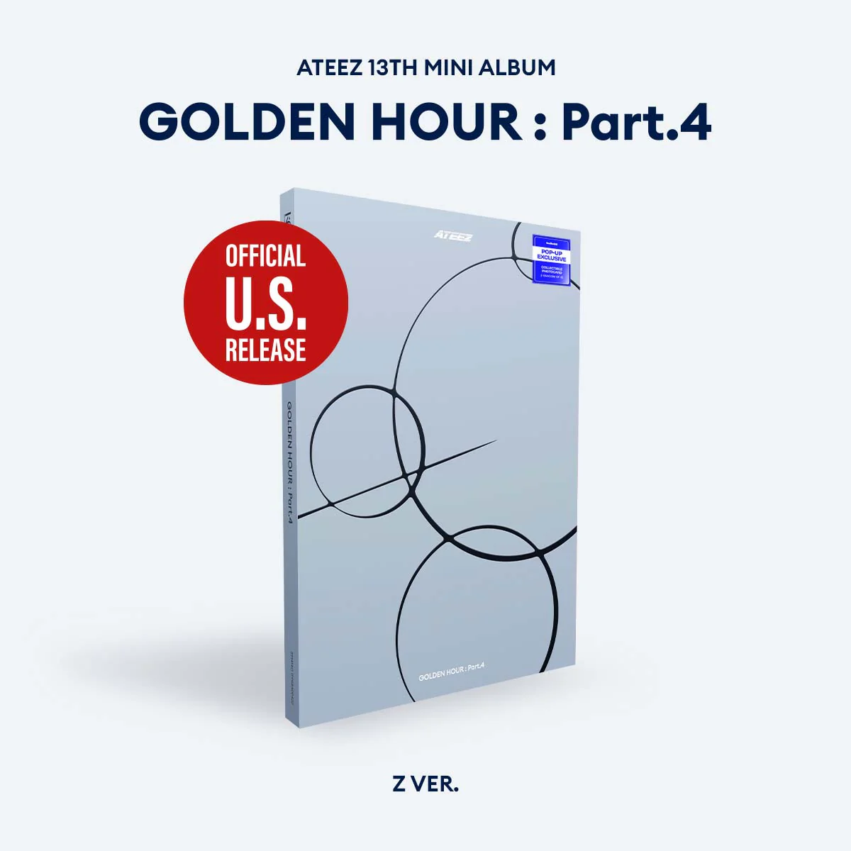 ATEEZ - GOLDEN HOUR : Part.4 [13th Mini Album - POP-UP Exclusive Ver.] - Image 4