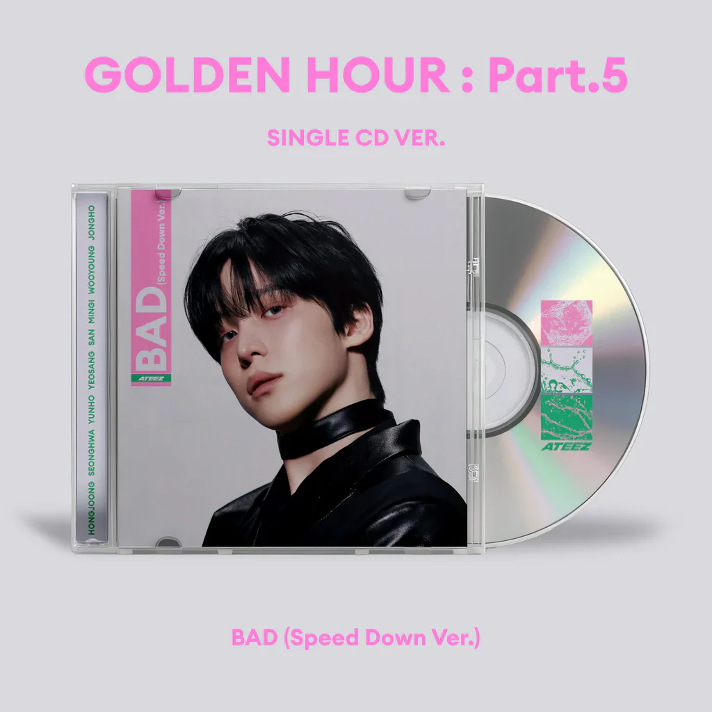 ATEEZ - GOLDEN HOUR : Part.5 [14th Mini Album - Single CD Ver.] - Image 4
