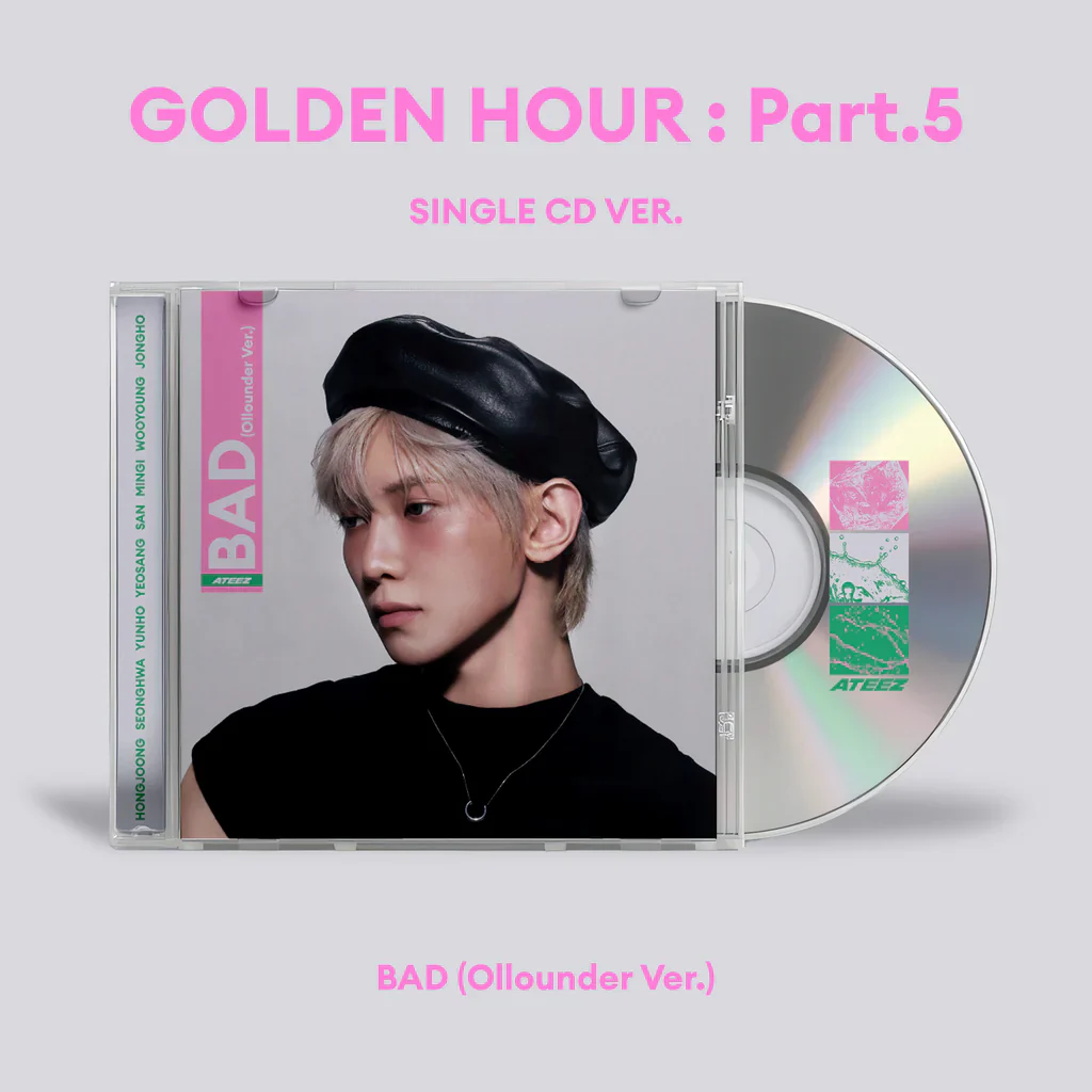 ATEEZ - GOLDEN HOUR : Part.5 [14th Mini Album - Single CD Ver.] - Image 5