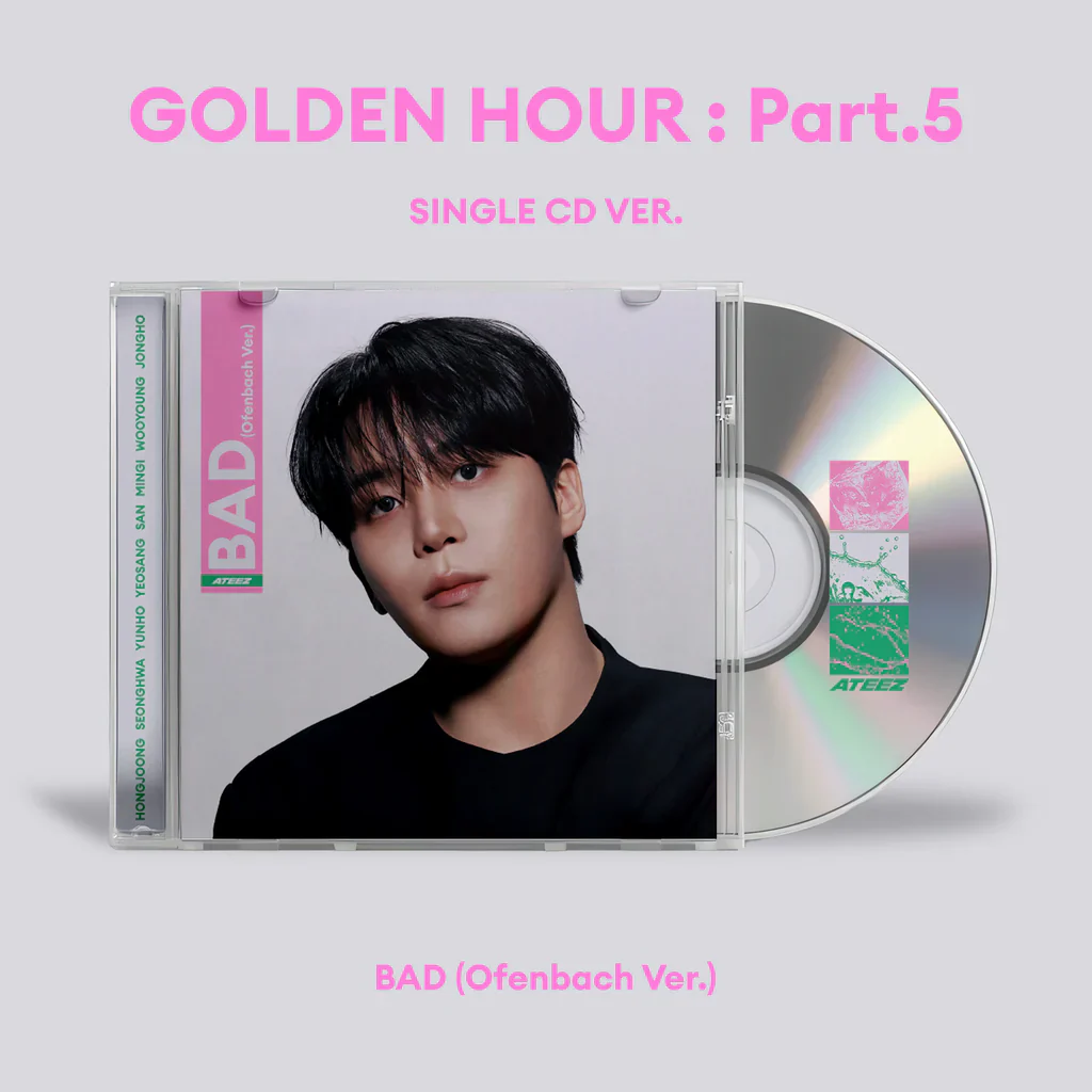 ATEEZ - GOLDEN HOUR : Part.5 [14th Mini Album - Single CD Ver.] - Image 9