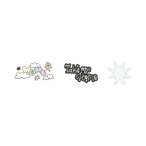 ATEEZ - Iron-On Custom Sticker (M-Deco) ['8ROOM' 7th Anniversary POP-UP Official MD]