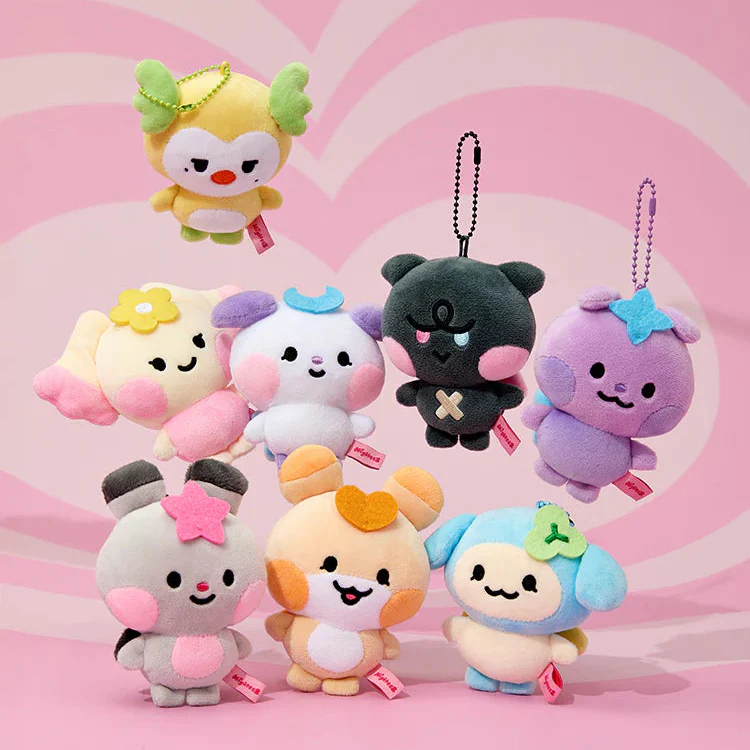 ATEEZ - MIGHTEEZ Mini Plush Keyring [Press, Start! Enter the MIGHTEEZ POP-UP Vol.2]