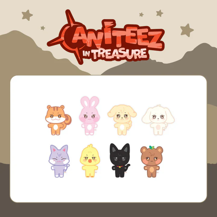 ATEEZ - Plush Doll [ANITEEZ IN TREASURE Official MD]