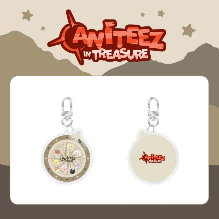 ATEEZ - Shaker Keyring [ANITEEZ IN TREASURE Official MD]