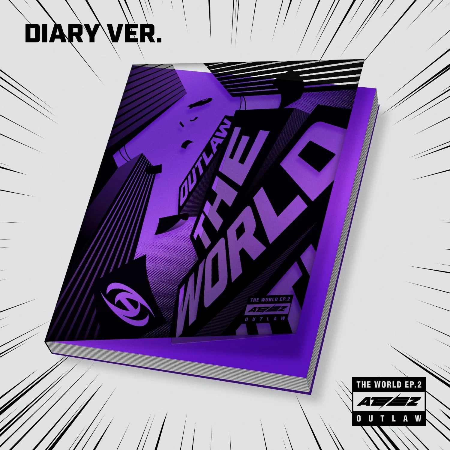 ATEEZ - THE WORLD EP.2 : OUTLAW [9th EP Album - U.S. Exclusive POP-UP Ver.] - Image 3