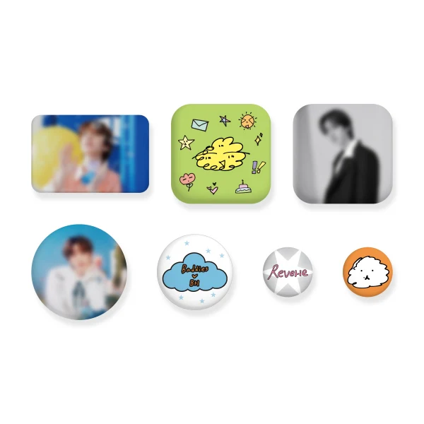 BAEKHYUN - Pin Button Set [2025 BAEKHYUN WORLD TOUR 'Reverie' Official MD]
