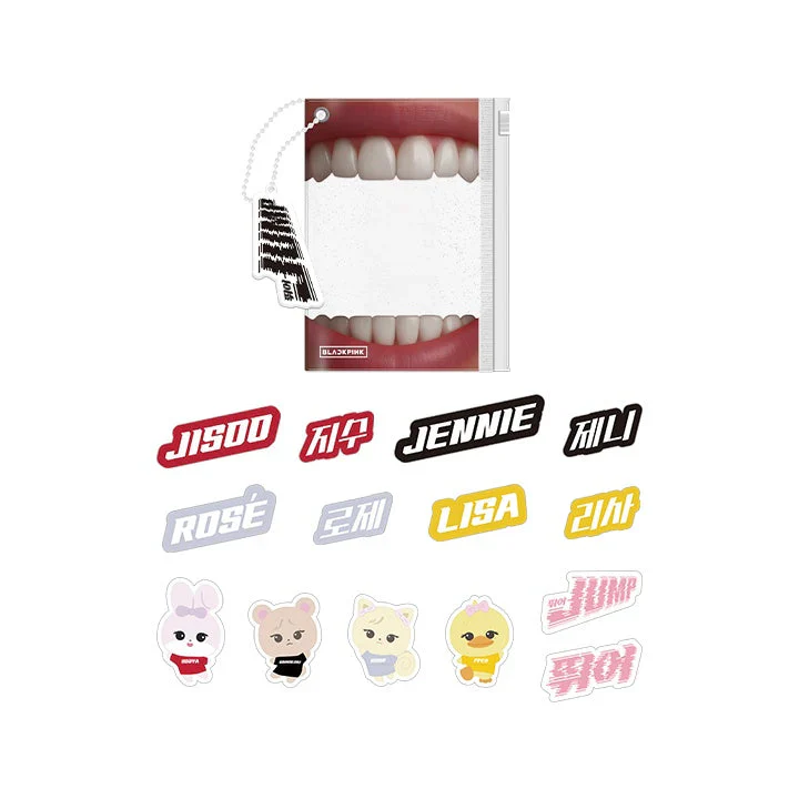 BLACKPINK - PVC Pouch + Sticker Set [JUMP Official MD]