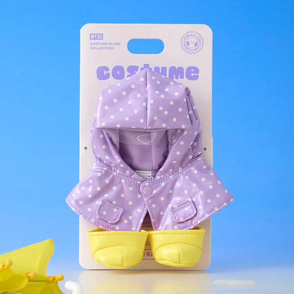 BT21 Rainy Day Closet - Raincoat And Rain Boots
