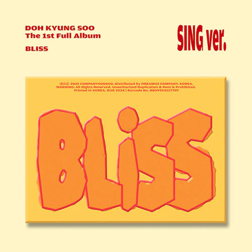 DOH KYUNG SOO - BLISS [1st Album] - Image 2