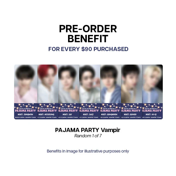 ENHYPEN - World Coupon Card Collection [PAJAMA PARTY BASIC Ver.] - Image 3
