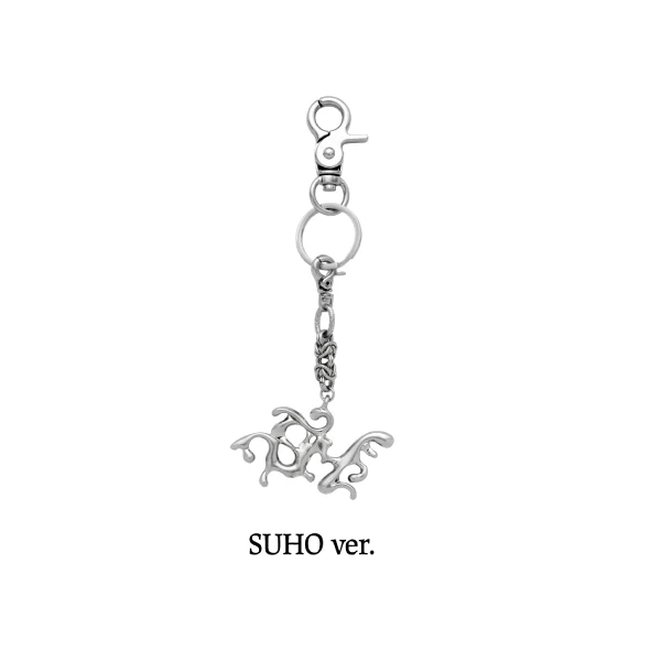 EXO - Metal Charm Keyring [2026 EXO POP-UP 'REVERXE THE WORLD' Official MD] - Image 2