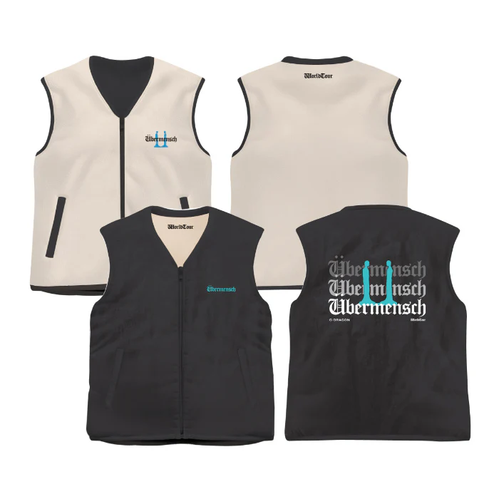 G-DRAGON - Reversible Vest [2025 World Tour in Seoul 'Übermensch' ENCORE Official MD]
