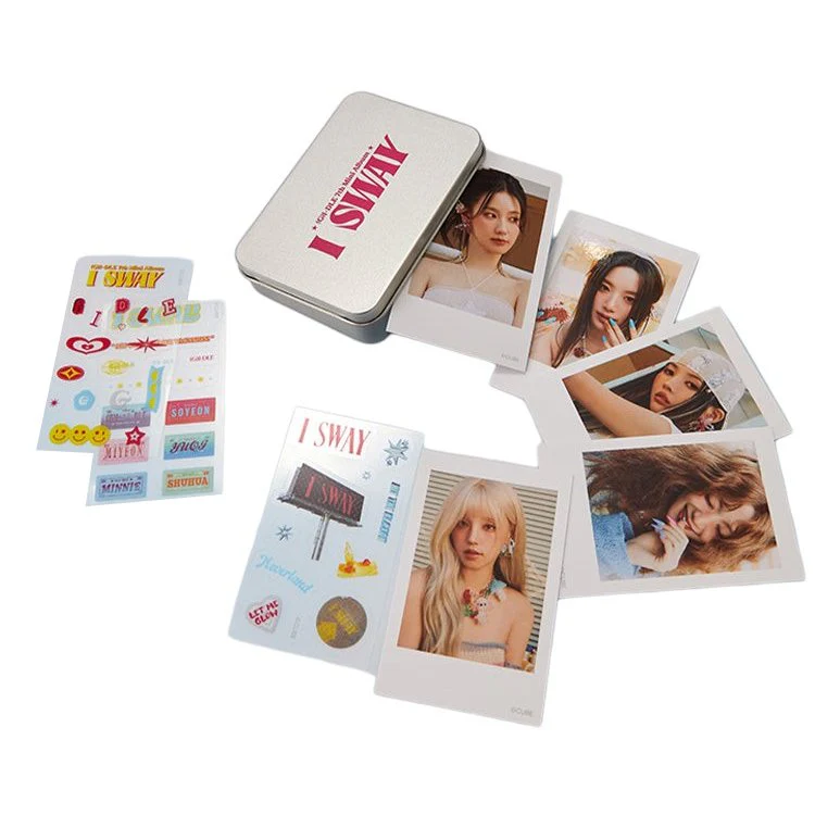 (G)I-DLE - Tin Case Polaroid Set [KLAXON POP-UP Official MD]