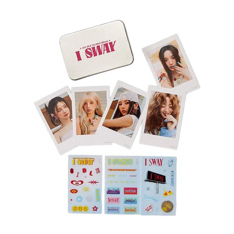 (G)I-DLE - Tin Case Polaroid Set [KLAXON POP-UP Official MD] - Image 2
