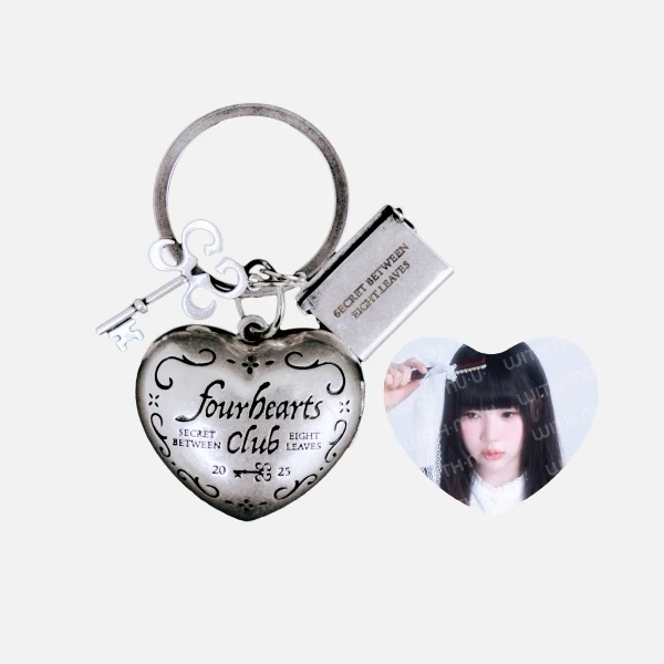 Hearts2Hearts - Heart Pendant Keyring Set [Four Hearts Club Official MD]