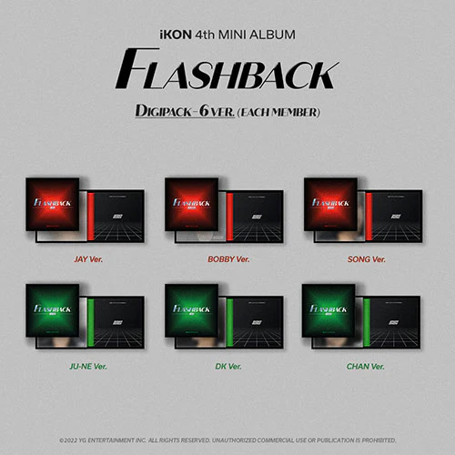iKON - FLASHBACK [4th Mini Album - Digipack Ver.]