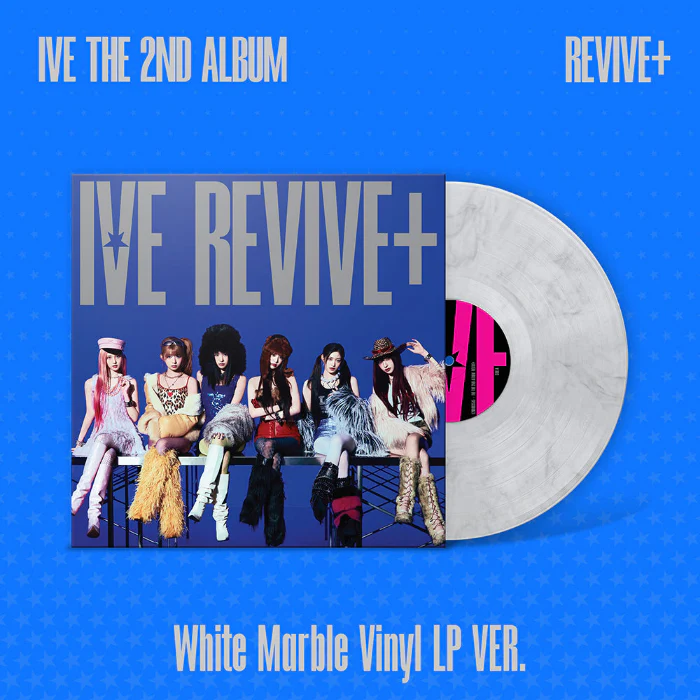 [PRE-ORDER] IVE - REVIVE+ [2nd Album - White Marble Vinyl LP Ver.]