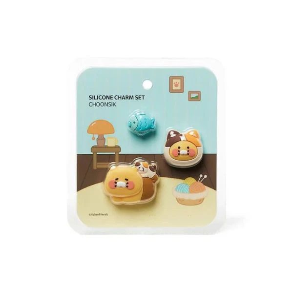 Kakao Friends - Cat Silicone Charm [Choonsik]