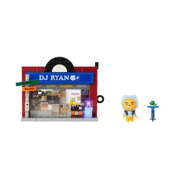 Kakao Friends - Record Shop Brick Figure [Ryan]
