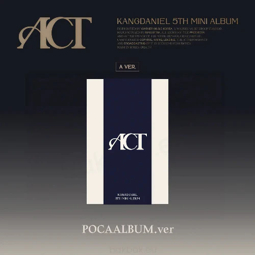 KANG DANIEL - ACT [5th Mini Album - POCA Ver.] - Image 2
