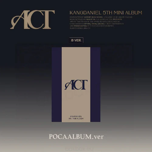 KANG DANIEL - ACT [5th Mini Album - POCA Ver.] - Image 3