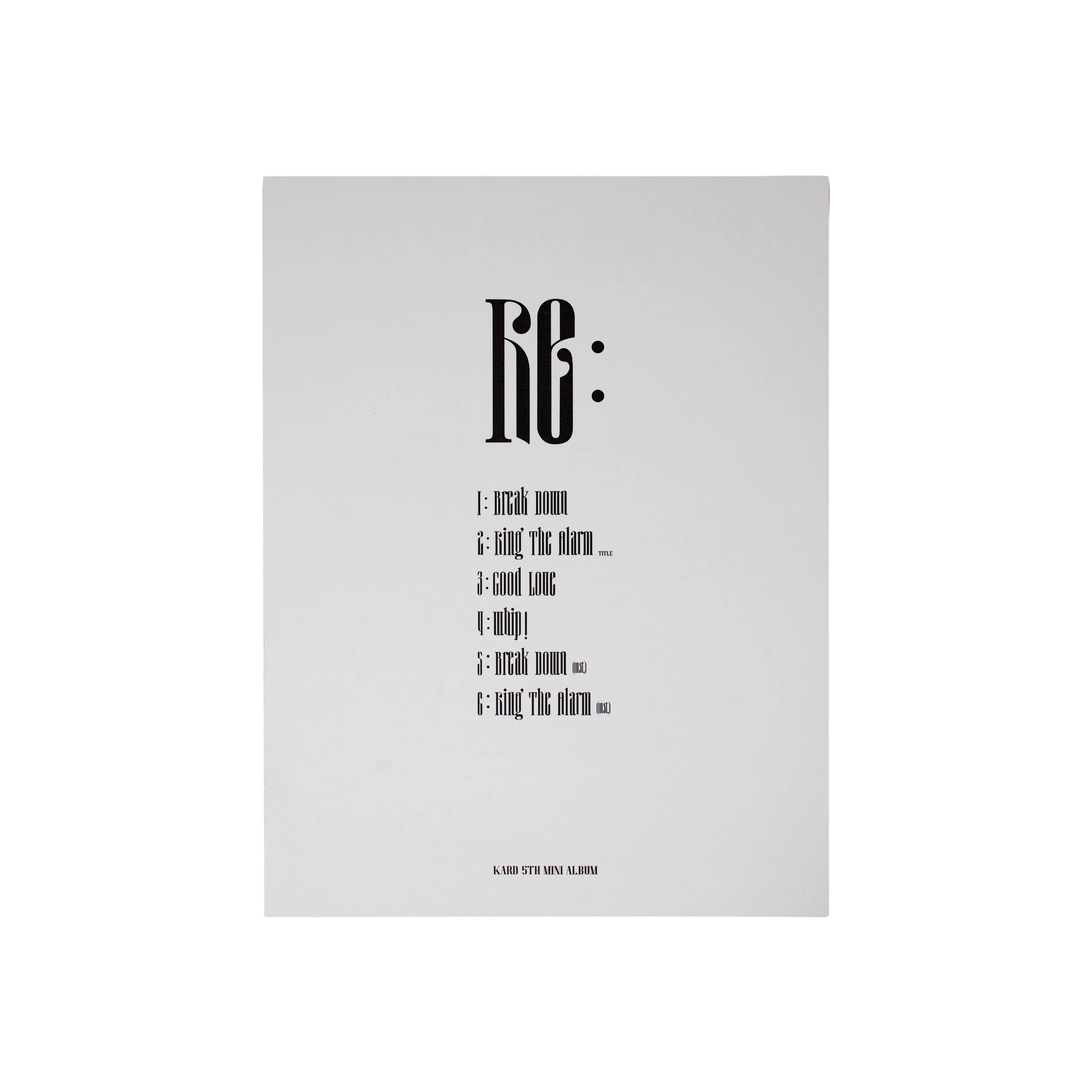 KARD - Re: [5th Mini Album] - Image 3
