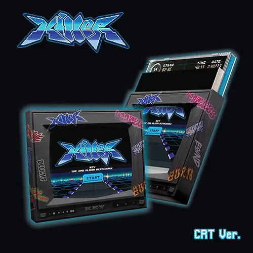 KEY - Killer [2nd Repackage Album - CRT Ver.]