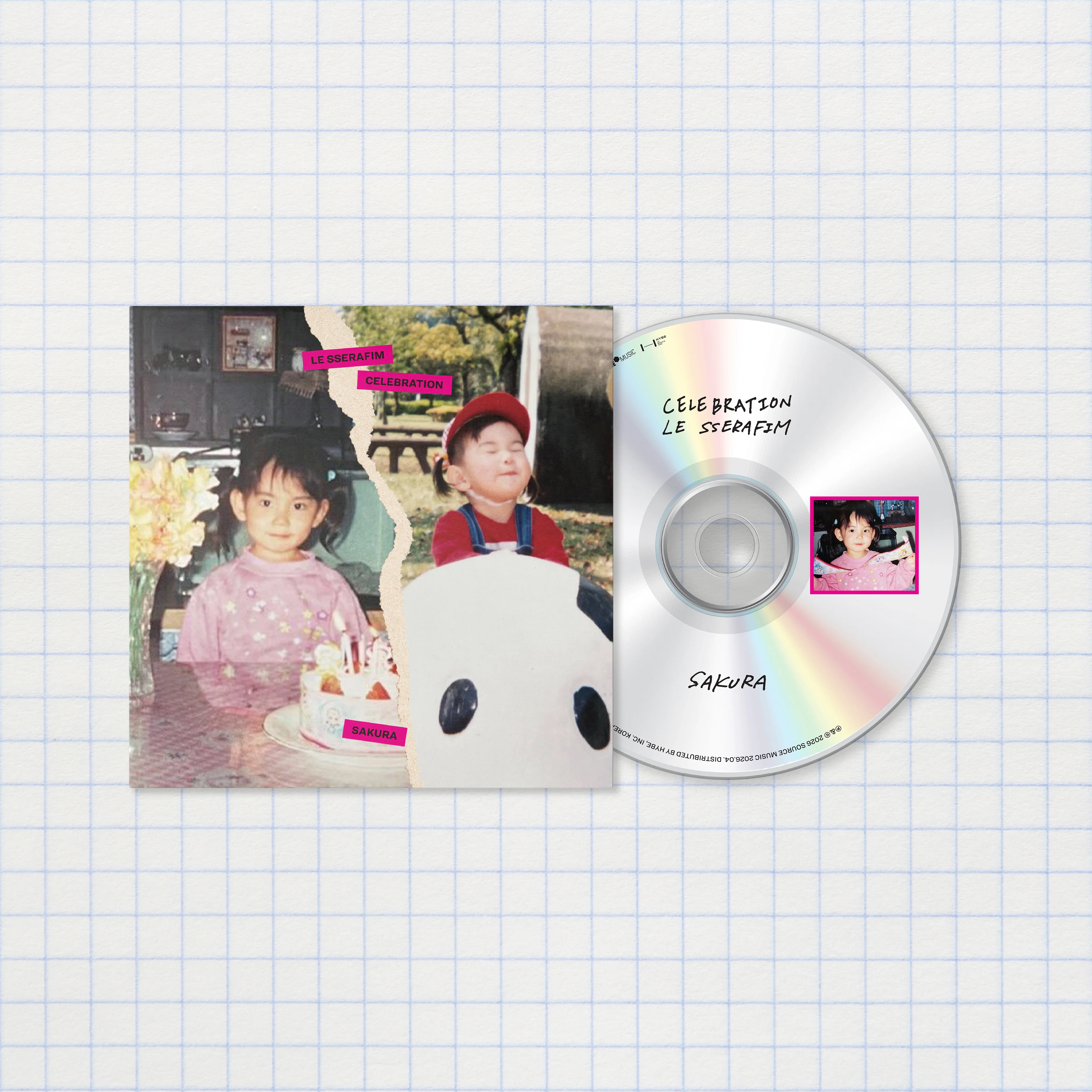 LE SSERAFIM - CELEBRATION [Single CD Ver.] - Image 2