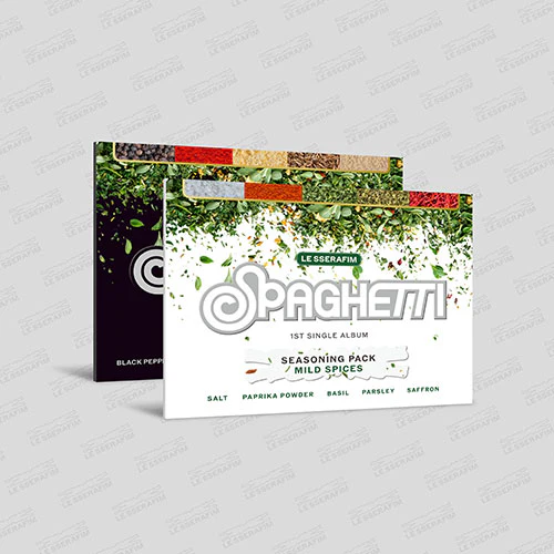 LE SSERAFIM - SPAGHETTI [1st Single Album - Weverse Albums Ver.]