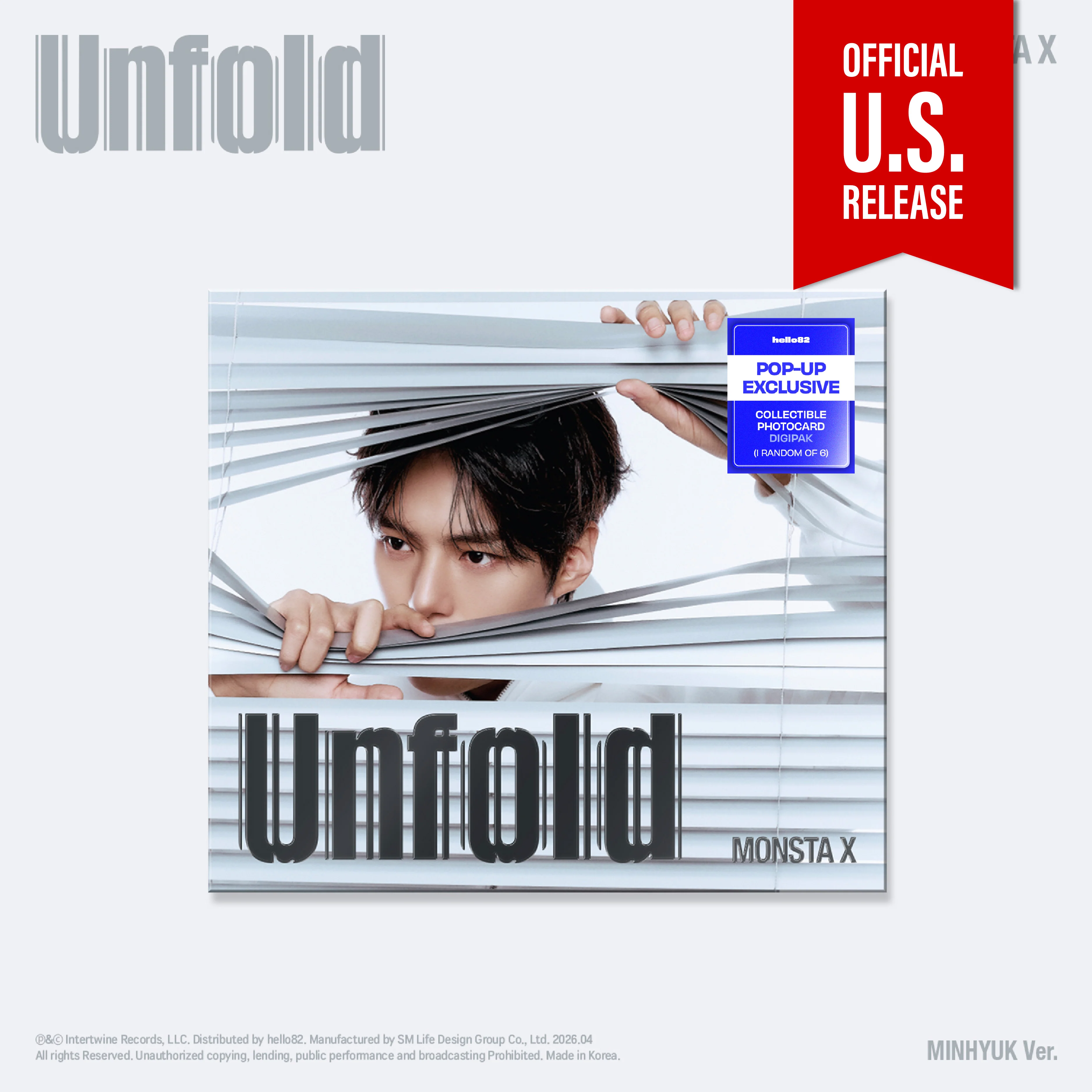 MONSTA X - Unfold [3rd English Album - Digipack POP-UP Ver.] - Image 3