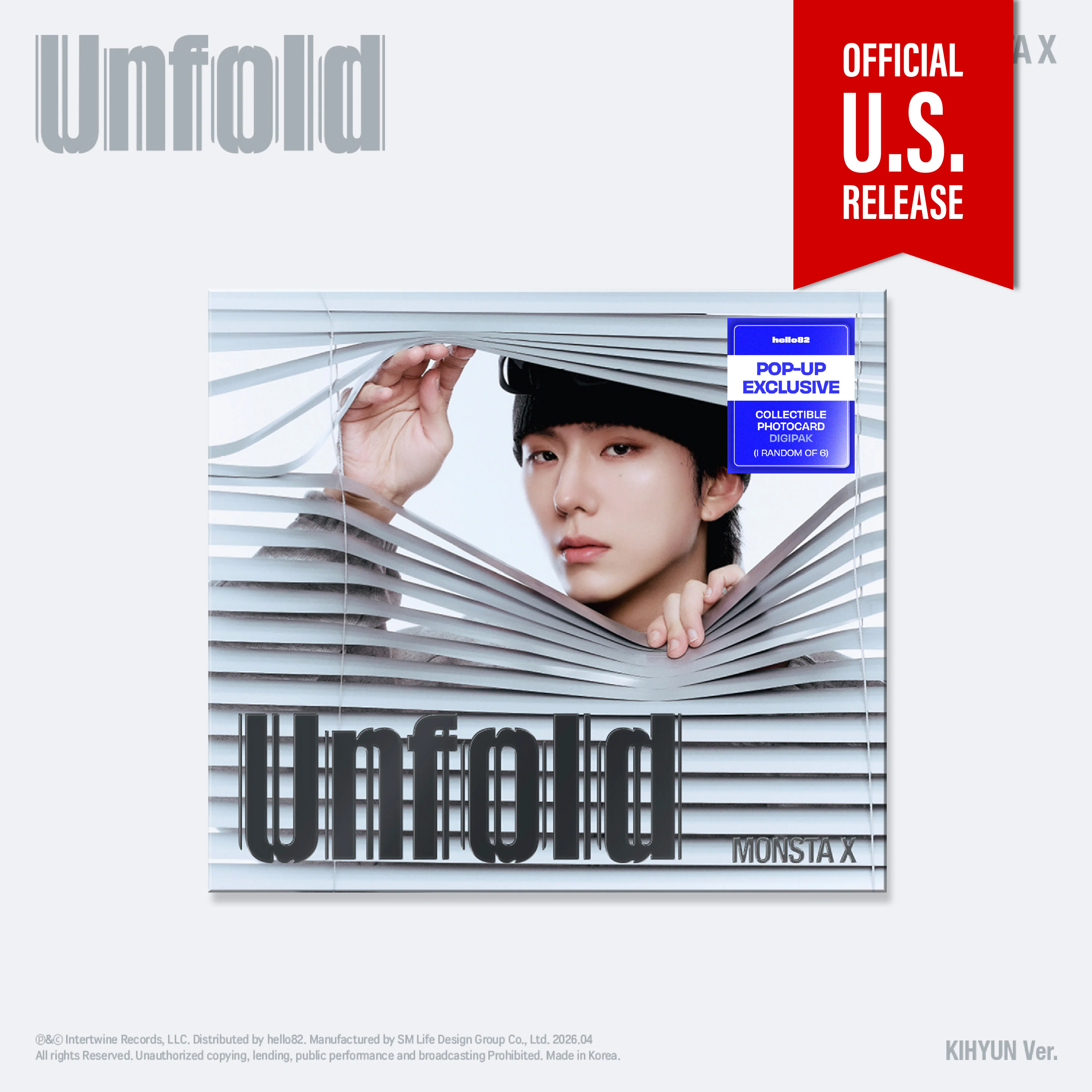 MONSTA X - Unfold [3rd English Album - Digipack POP-UP Ver.] - Image 4