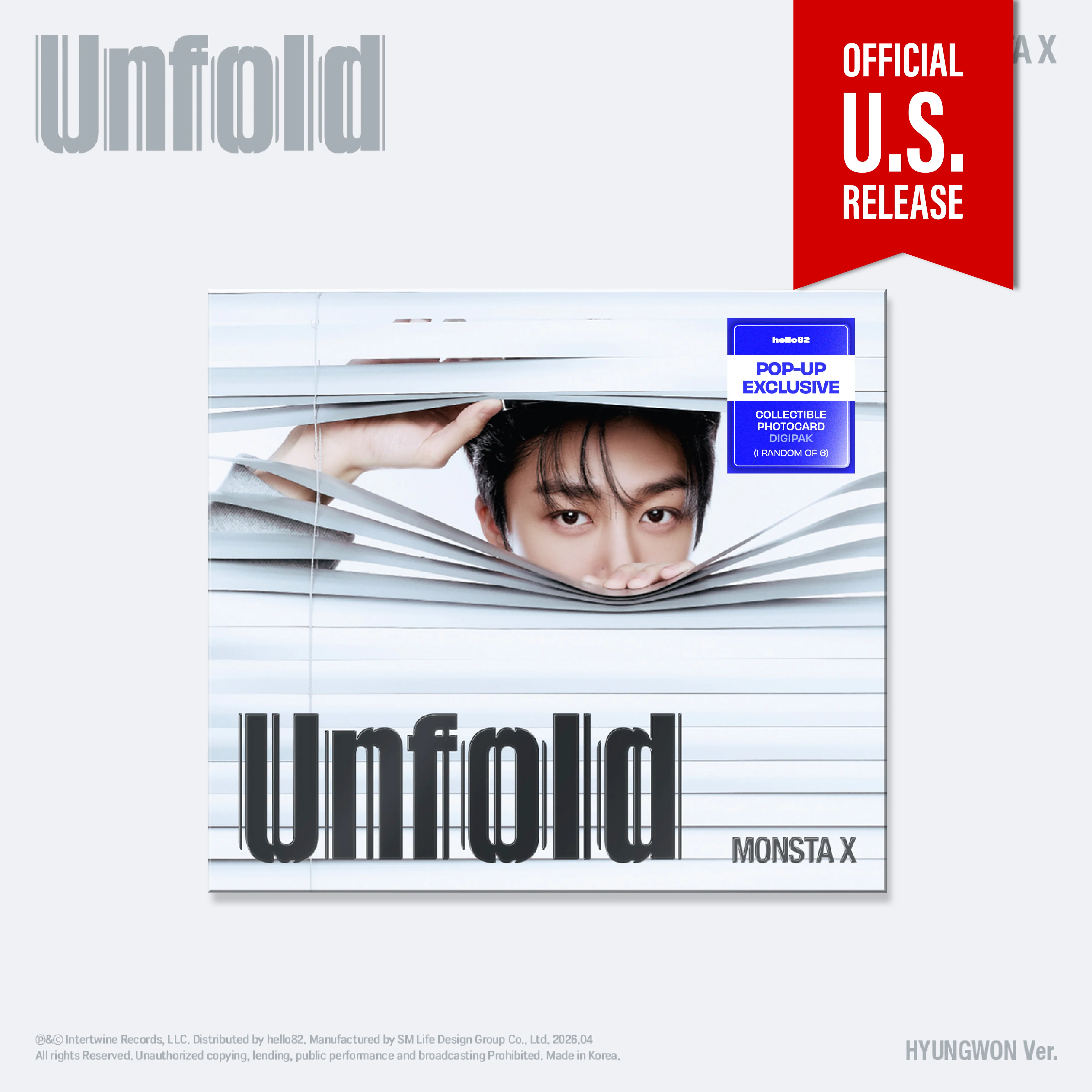 MONSTA X - Unfold [3rd English Album - Digipack POP-UP Ver.] - Image 5