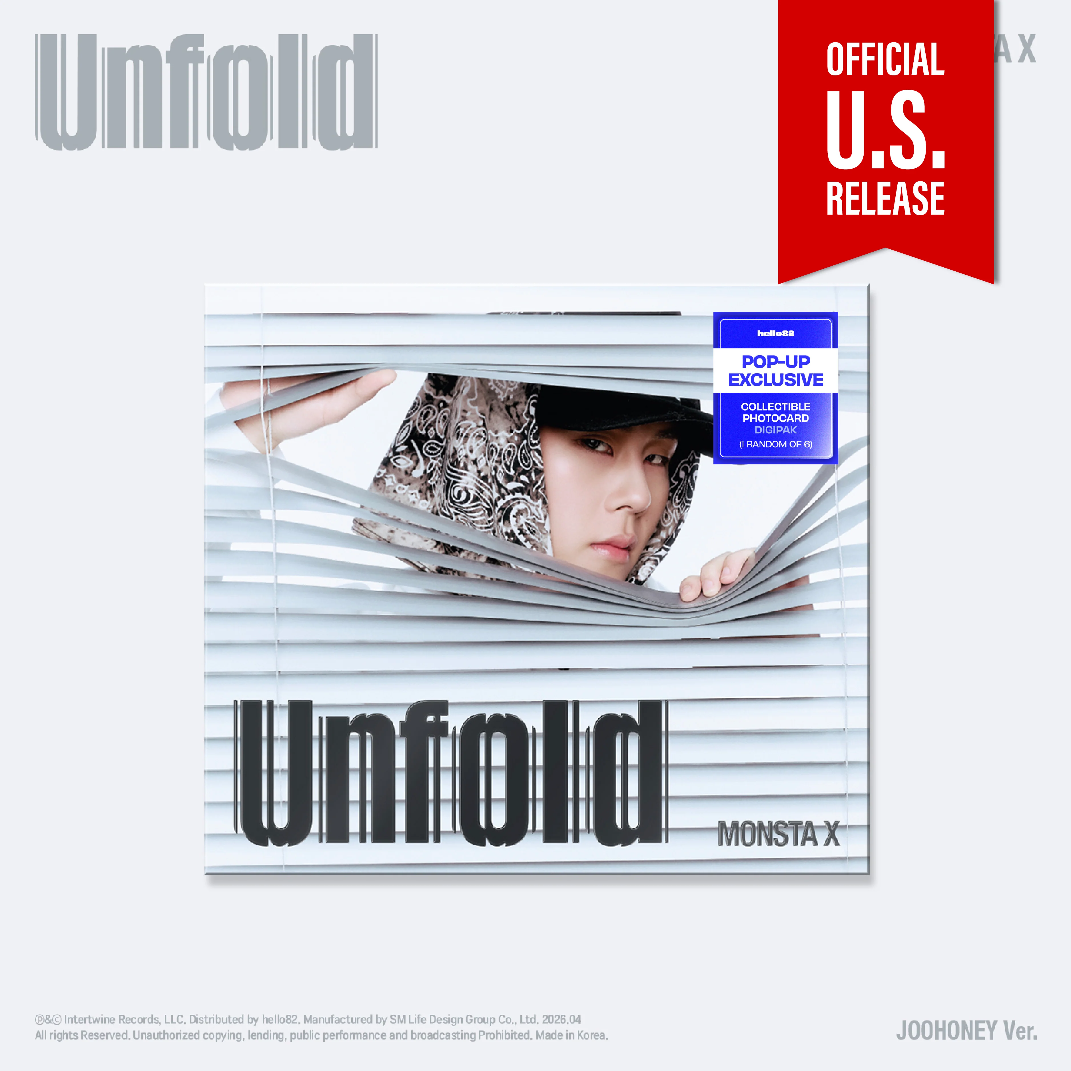MONSTA X - Unfold [3rd English Album - Digipack POP-UP Ver.] - Image 6