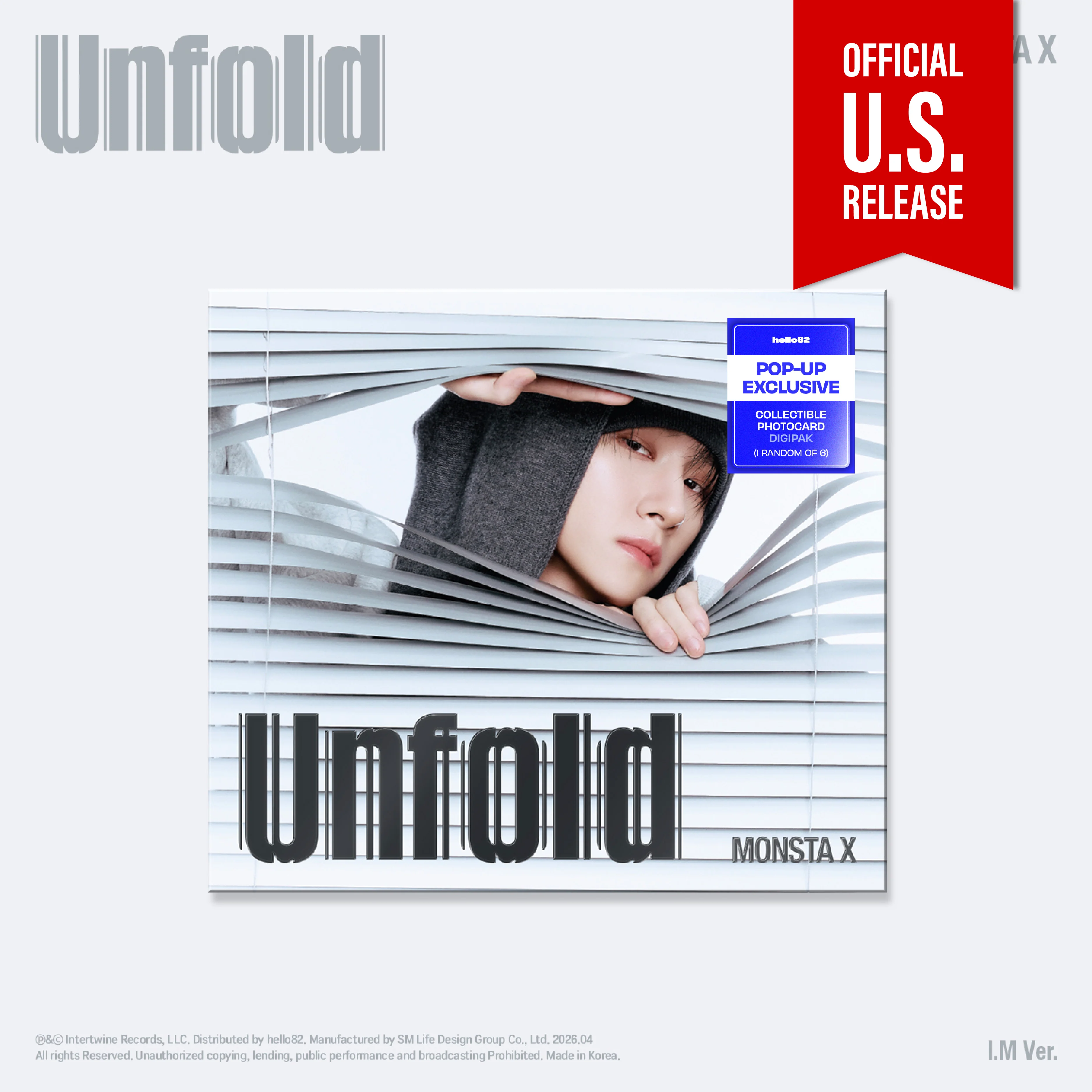 MONSTA X - Unfold [3rd English Album - Digipack POP-UP Ver.] - Image 7