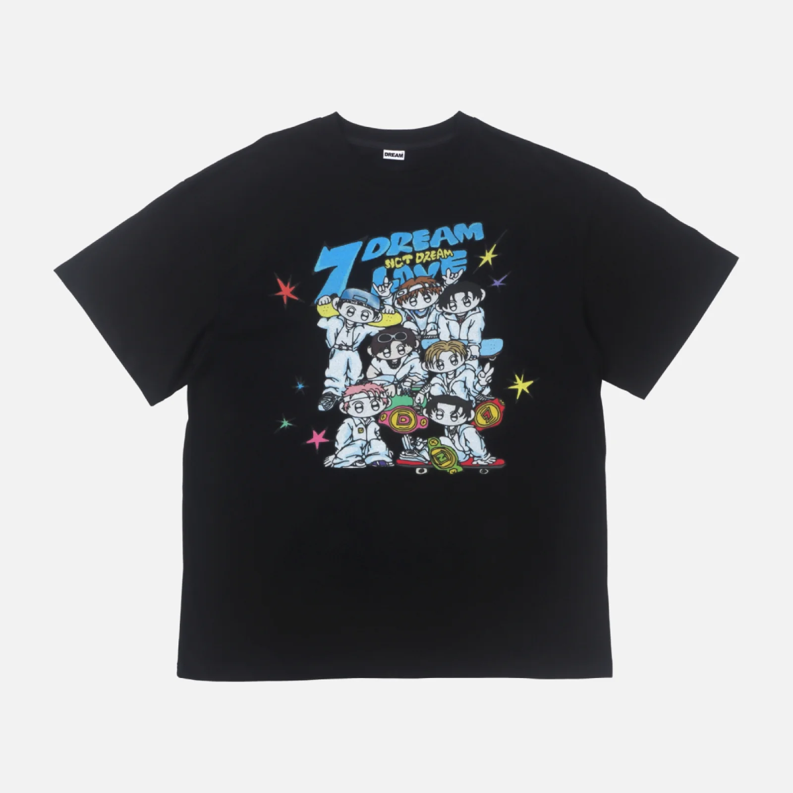 NCT DREAM - T-Shirt (ILLUSTRATION Ver.) [TIME RIDERS POP-UP MD]
