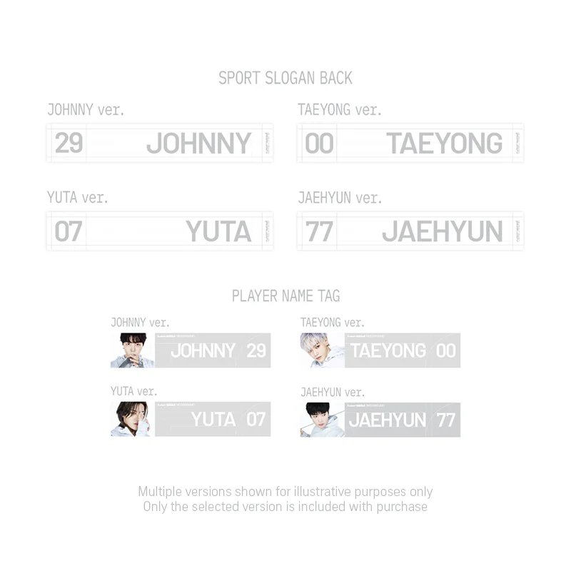 [PRE-ORDER] NCT - Sports Slogan Set [2026 NCT 10th Anniversary 'NEO GROUND' POP UP Official MD] - Image 3