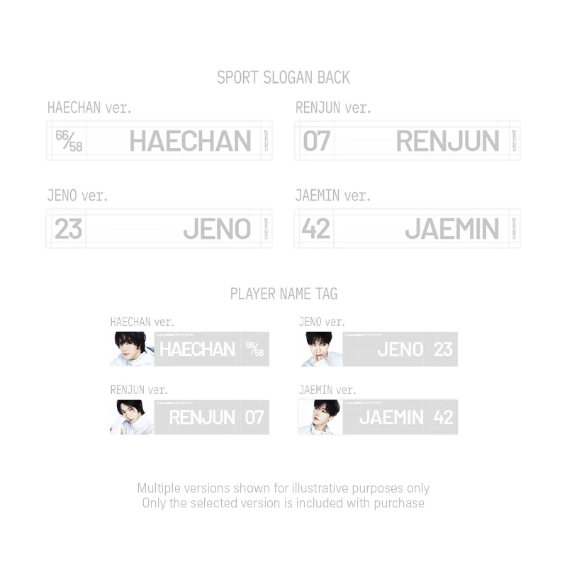 [PRE-ORDER] NCT - Sports Slogan Set [2026 NCT 10th Anniversary 'NEO GROUND' POP UP Official MD] - Image 4