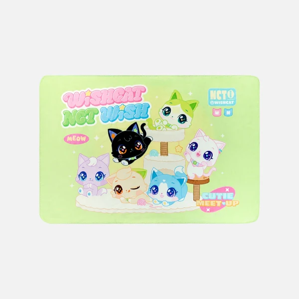 NCT WISH - Flannel Blanket [WISHCAT X NCT WISH Official MD]