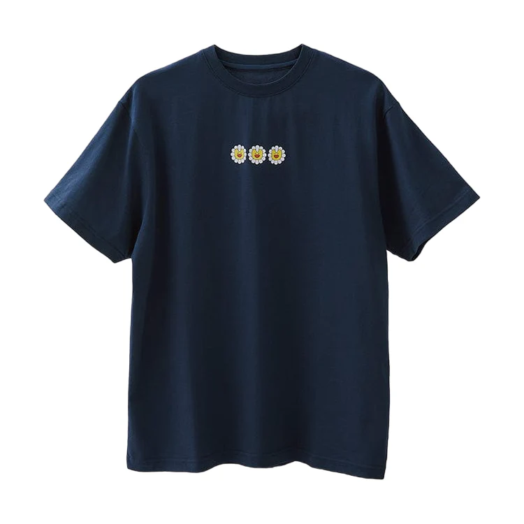 NewJeans - T-Shirt (Navy) [NJ x MURAKAMI] - Image 7