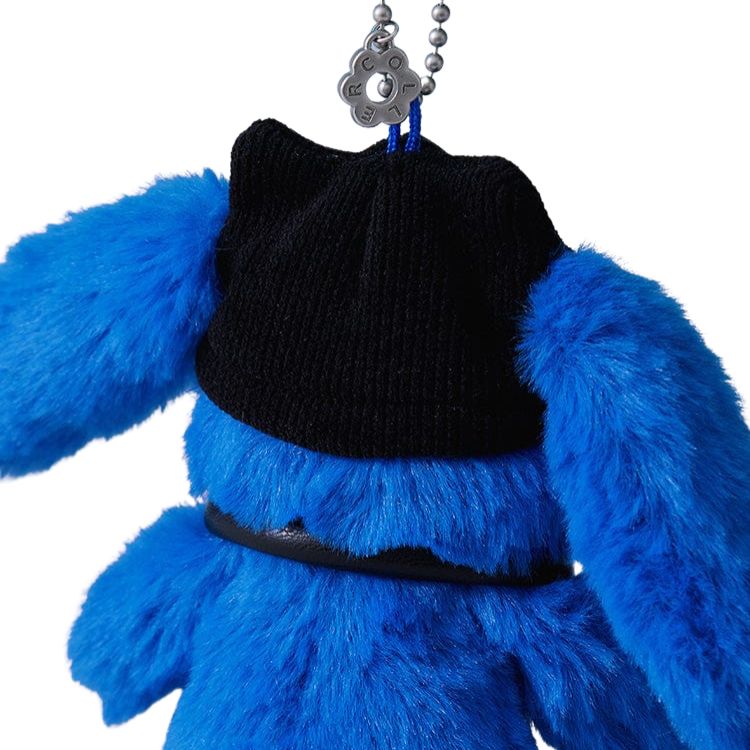 NewJeans - Tide Blue Furry Bunny Plush Keyring [NJ X COLLER] - Image 6