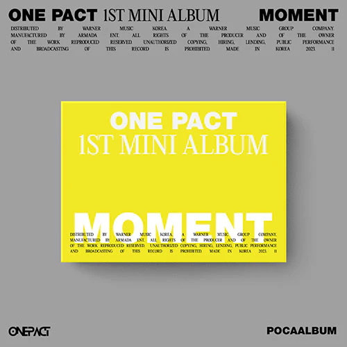 ONE PACT - Moment [1st Mini Album - POCA Ver.]