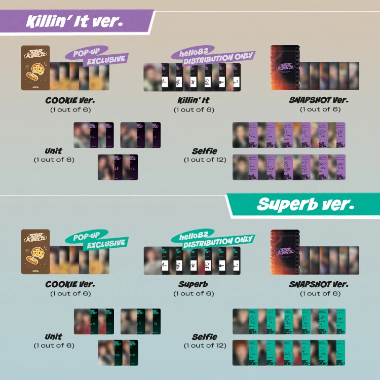 P1Harmony - Killin' It [1st Album - U.S. Exclusive POP-UP Ver.] - Image 4