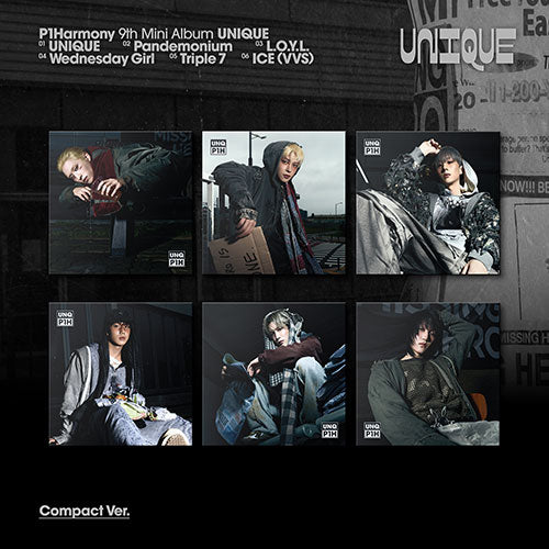 P1Harmony - UNIQUE [9th Mini Album - Compact Ver.]