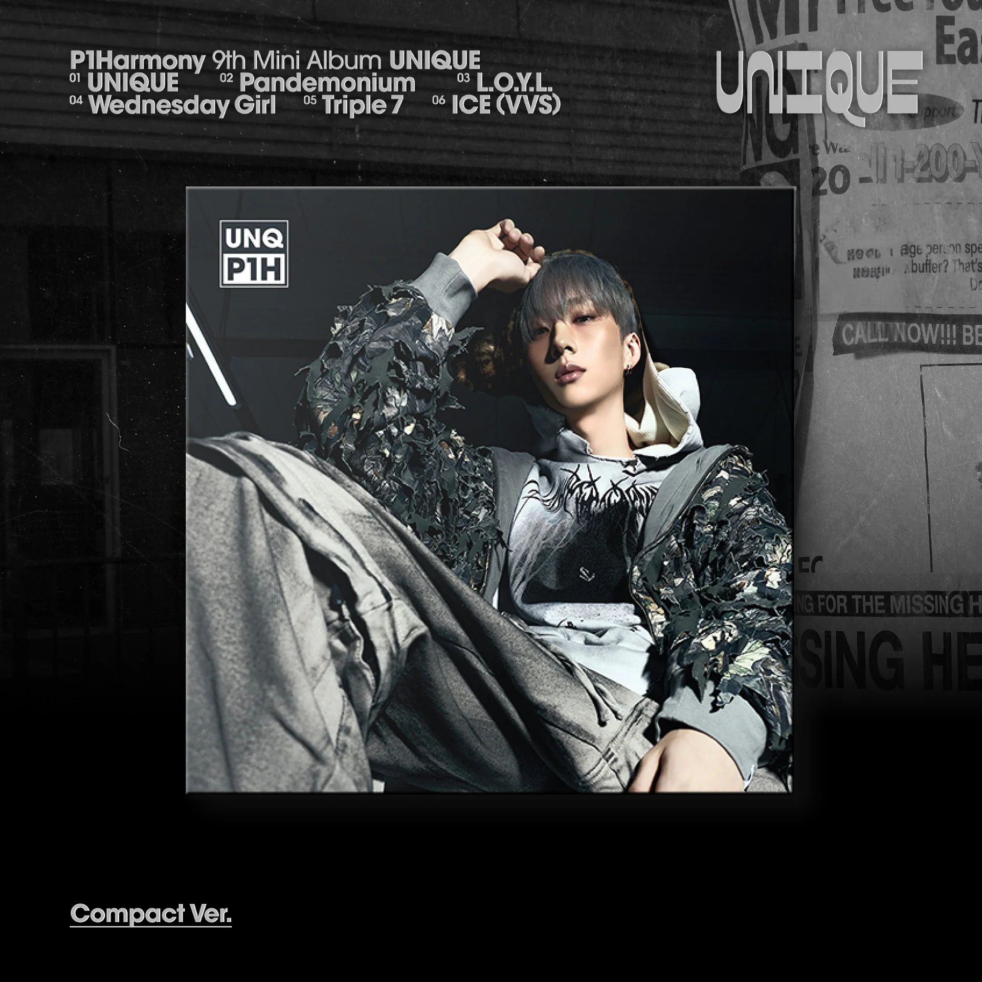 P1Harmony - UNIQUE [9th Mini Album - Compact Ver.] - Image 4